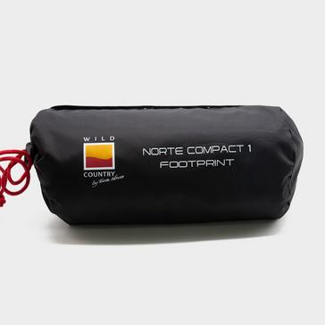 Black WILD COUNTRY Norte Compact 1 Footprint 