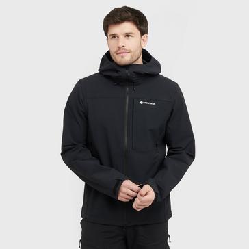 Black Montane Men's Tenacity XT Hooded Softshell Jacket 