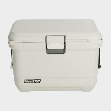 White COLEMAN Pro 45QT Cooler Box