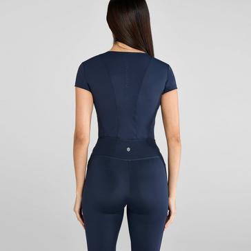 Blue Aztec Diamond Womens Core Tech Tee Navy