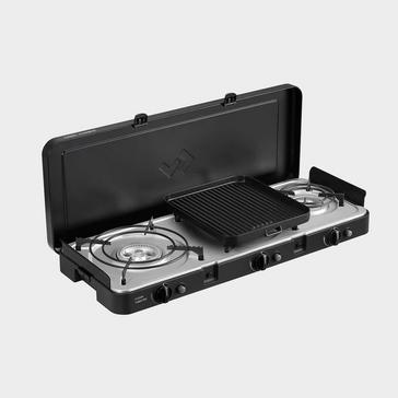 Black Cadac 3 Cook Turbo FFD Deluxe QR Gas Stove