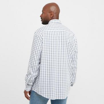 Blue Hoggs of Fife Mens Fernie Bamboo Shirt Navy