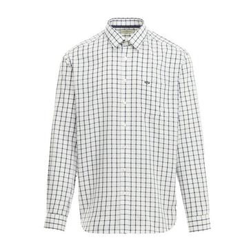 Blue Hoggs of Fife Mens Fernie Bamboo Shirt Navy