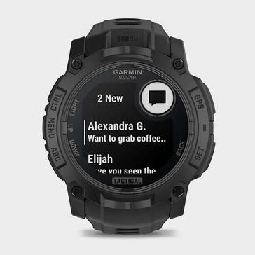 Black Garmin Instinct® 3 Solar 50mm Tactical Edition Multi-Sport Smartwatch