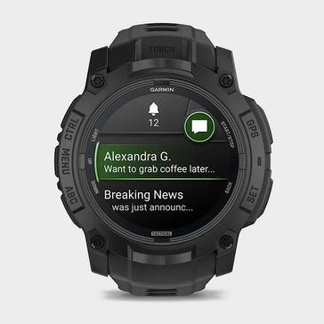 Black Garmin Instinct® 3 50mm AMOLED Tactical Edition Multi-Sport Smartwatch