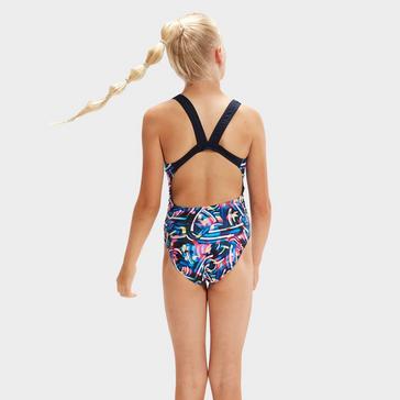  Speedo Kid's Digital Allover Leaderback