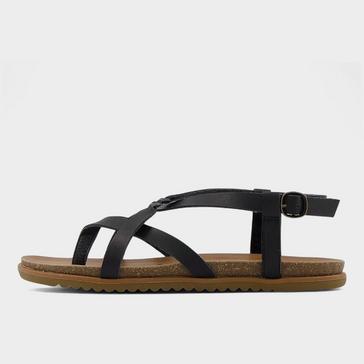 Black Blowfish malibu Women's Macarah B Strappy Buckle Sandals