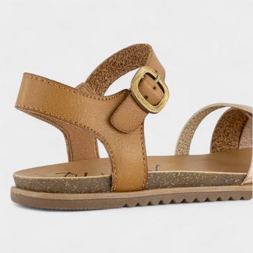 Brown Blowfish malibu Women's Monti-B Strappy Buckle Wedge Sandals