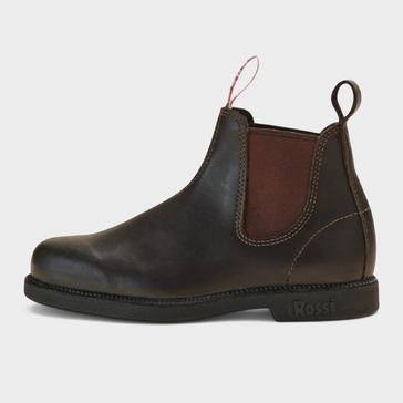 Brown Rossi boots Unisex Rossi 607 Booma Leather Chelsea Boot
