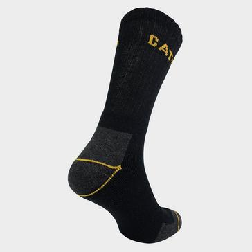 Black CAT Men's Real Work Cotton Socks - 3 Pack