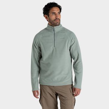 Light Green Craghoppers Men's Corey VII Half Zip Fleece 