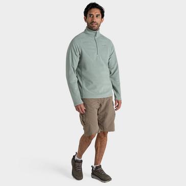 Light Green Craghoppers Men's Corey VII Half Zip Fleece 