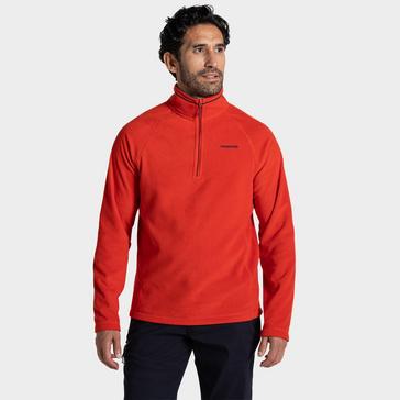 Red Craghoppers Men's Corey VII Half Zip Fleece 