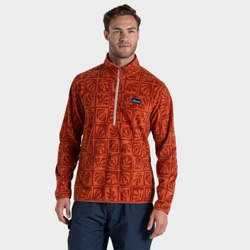 Red Craghoppers Men's Galdie Half Zip Fleece
