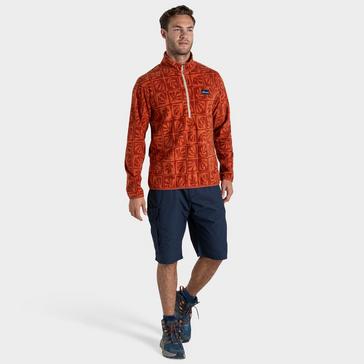 Red Craghoppers Men's Galdie Half Zip Fleece