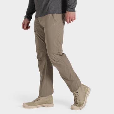 Beige Craghoppers Men's Nosi Life Pro Convertible Trousers III