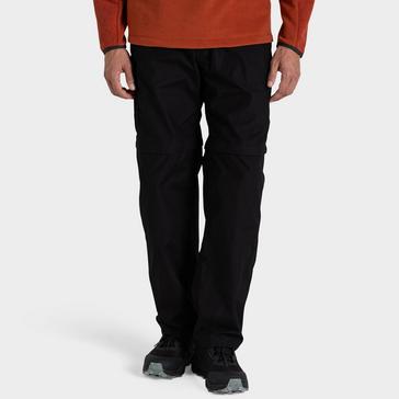 Black Craghoppers Men's Kiwi Convertible Trousers