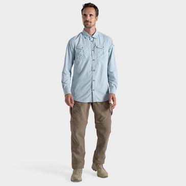 Blue Craghoppers Men's Nosi Life Adventure Long Sleeve Shirt III