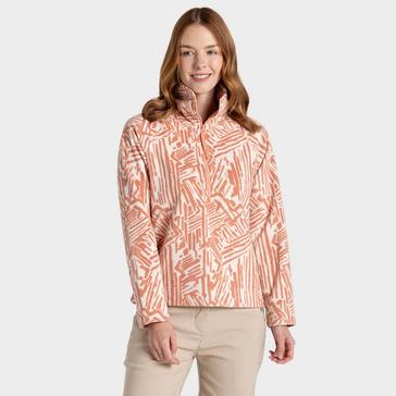 Beige Craghoppers Women's Annjela Half Zip Fleece