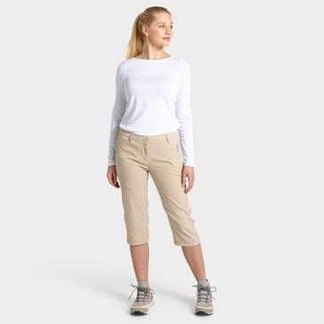 Beige Craghoppers Women's Kiwi Pro Crop