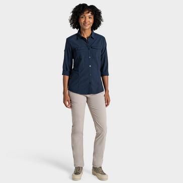 Blue Craghoppers Women's Nosi Life Adventure Long Sleeve Shirt III 