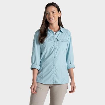 Blue Craghoppers Women's Nosi Life Adventure Long Sleeve Shirt III 