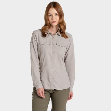 Brown Craghoppers Women's Nosi Life Adventure Long Sleeve Shirt III 