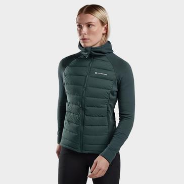 Green Montane Women's Composite Hooded Down Jacket