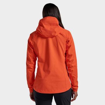 Orange Montane Women's Tenacity Hooded Softshell Jacket