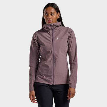 Purple Montane Women's Tenacity Nano Hooded Softshell Jacket