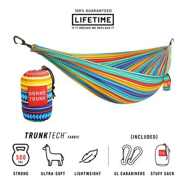 Blue Grand Trunk Trunktech Double Printed Hammock