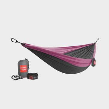 Grey Grand Trunk Double Deluxe Parachute Nylon Hammock with Straps