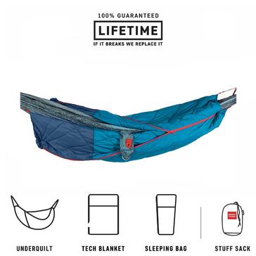 Blue Grand Trunk 360° Thermaquilt 3-in-1 Hammock Underquilt, Blanket And Sleeping Bag