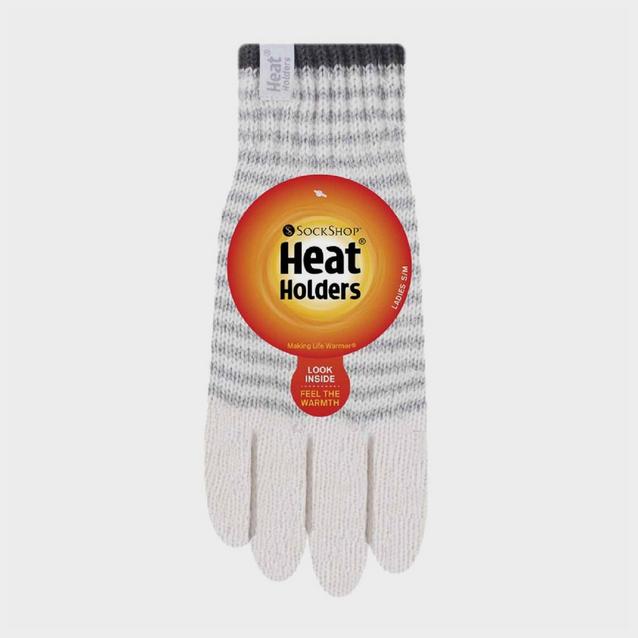 Heat Holders Women's Striped Fleece Lined Knitted Warm Thermal