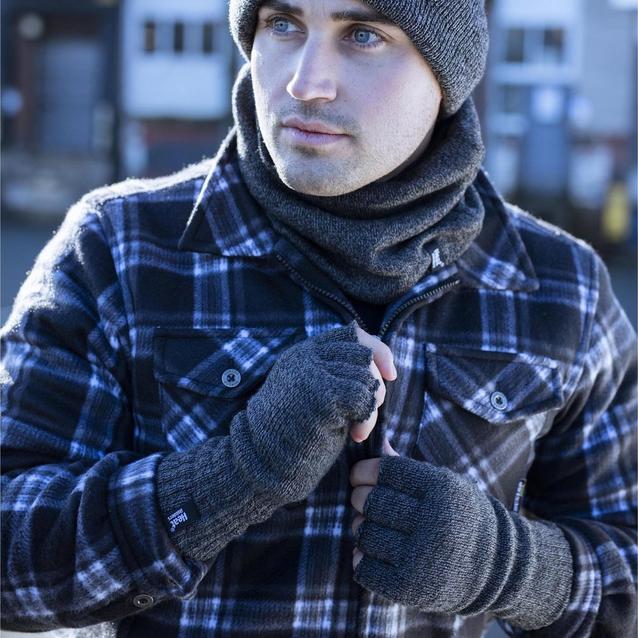 Heat Holders Men's Winter Fingerless Gloves – 3.2 TOG Fleece Lined, Acrylic Material 8 thumbnail image