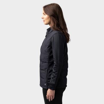 Black Heat Holders Women's Winter Insulated Hybrid Jacket | Fleece-lined Waterproof Coat