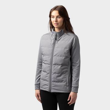 Grey Heat Holders Women's Winter Insulated Hybrid Jacket | Fleece-lined Waterproof Coat