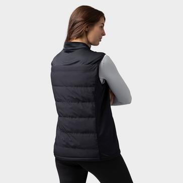 Black Heat Holders Women's Winter Insulated Hybrid Vest | Fleece-lined Sleeveless Gilet