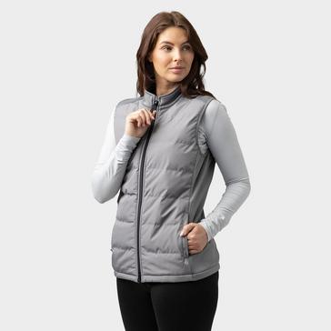 Grey Heat Holders Women's Winter Insulated Hybrid Vest | Fleece-lined Sleeveless Gilet