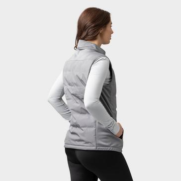Grey Heat Holders Women's Winter Insulated Hybrid Vest | Fleece-lined Sleeveless Gilet