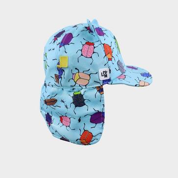 Light Blue Little Hotdog Watson Kids' Cub Hat With Neck Flap