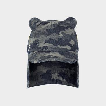 BLUE CAMO Little Hotdog Watson Kids' Cub Hat With Neck Flap