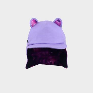 Lilac Little Hotdog Watson Kids' Cub Hat With Neck Flap