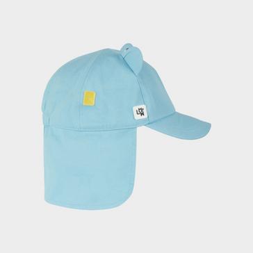 Pale Blue Little Hotdog Watson Kids' Cub Hat With Neck Flap