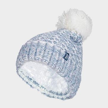 Heat Holders Ladies Chunky Ribbed Winter Beanie Hat With Pom Pom - Thermal Acrylic For Extreme Cold