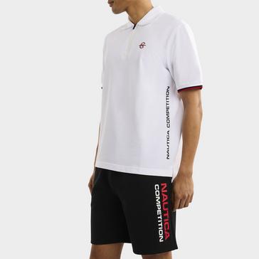 White Nautica Competition Men's Kenny Polo Shirt