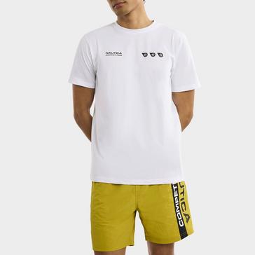 White Nautica Competition Men's Dromod T-shirt