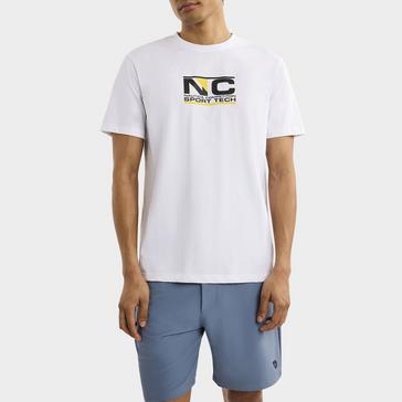 White Nautica Competition Men's Sandyford T-shirt