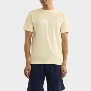 Beige Nautica Competition Men's Johnstown T-shirt
