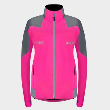 Pink Proviz Sports Women's Nightrider Reflective Waterproof Cycling Jacket